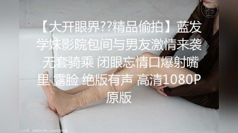 【大开眼界??精品偷拍】蓝发学妹影院包间与男友激情来袭 无套骑乘 闭眼忘情口爆射嘴里 露脸 绝版有声 高清1080P原版