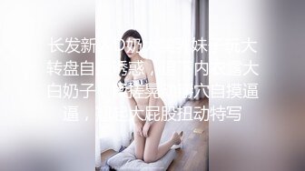 长发新人D奶大美乳妹子玩大转盘自摸诱惑，退下内衣露大白奶子，揉搓晃动掰穴自摸逼逼，翘起大屁股扭动特写