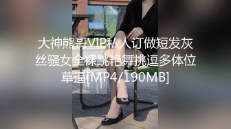 大神熊哥VIP私人订做短发灰丝骚女全裸跳艳舞挑逗多体位草逼[MP4/190MB]