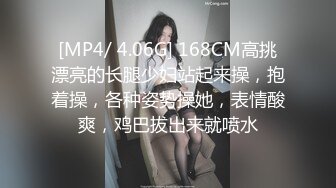 [MP4/ 4.06G] 168CM高挑漂亮的长腿少妇站起来操，抱着操，各种姿势操她，表情酸爽，鸡巴拔出来就喷水